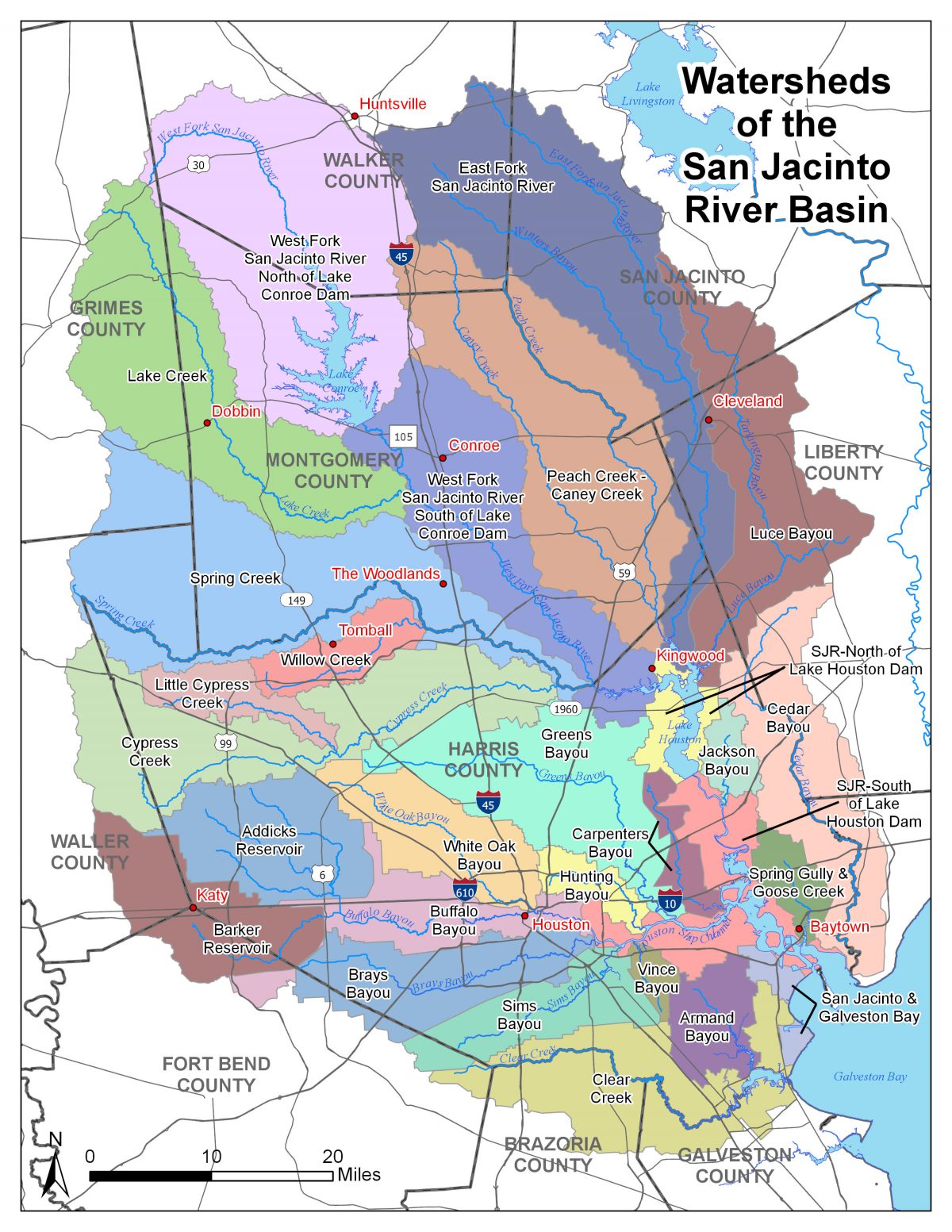 Watersheds of the San Jacinto River Basin - San Jacinto River Authority