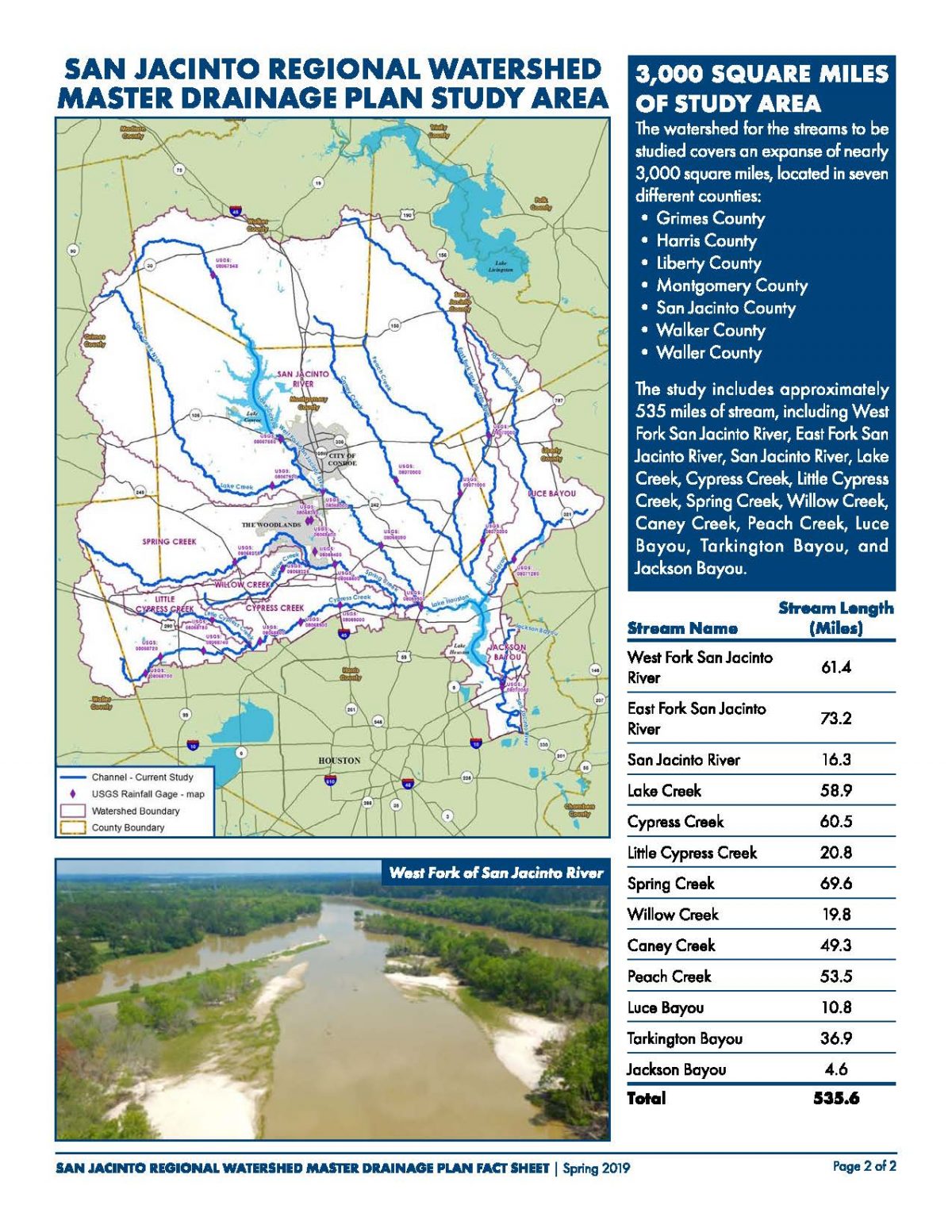 San Jacinto Regional Watershed Master Drainage Plan - San Jacinto River 