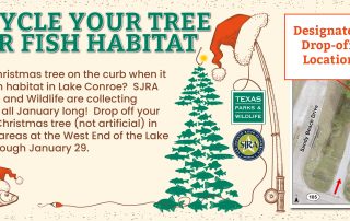 Lake Conroe Christmas Tree Recycle